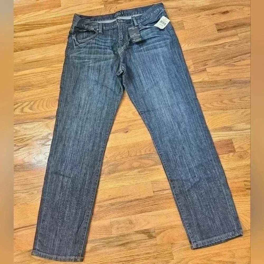 Lucky Brand 221 Original Straight Leg Straight Fit Jeans Size 38×32 NWT